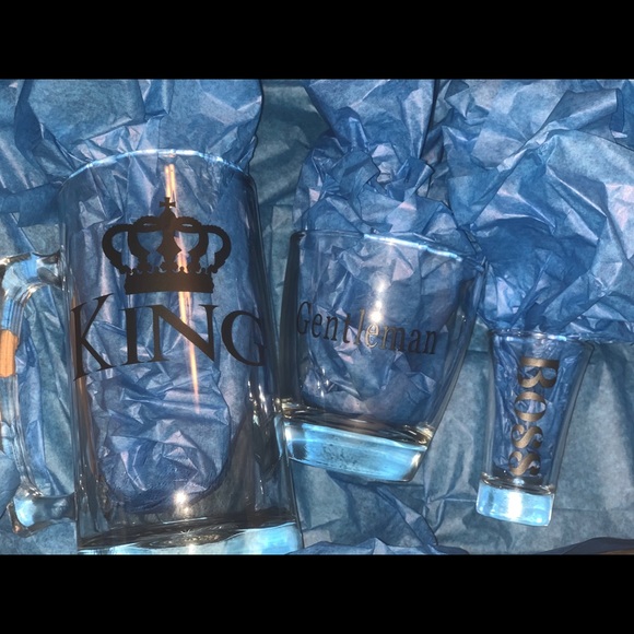 Great Man Glass Set: King, Gentleman & Boss - Picture 3 of 4